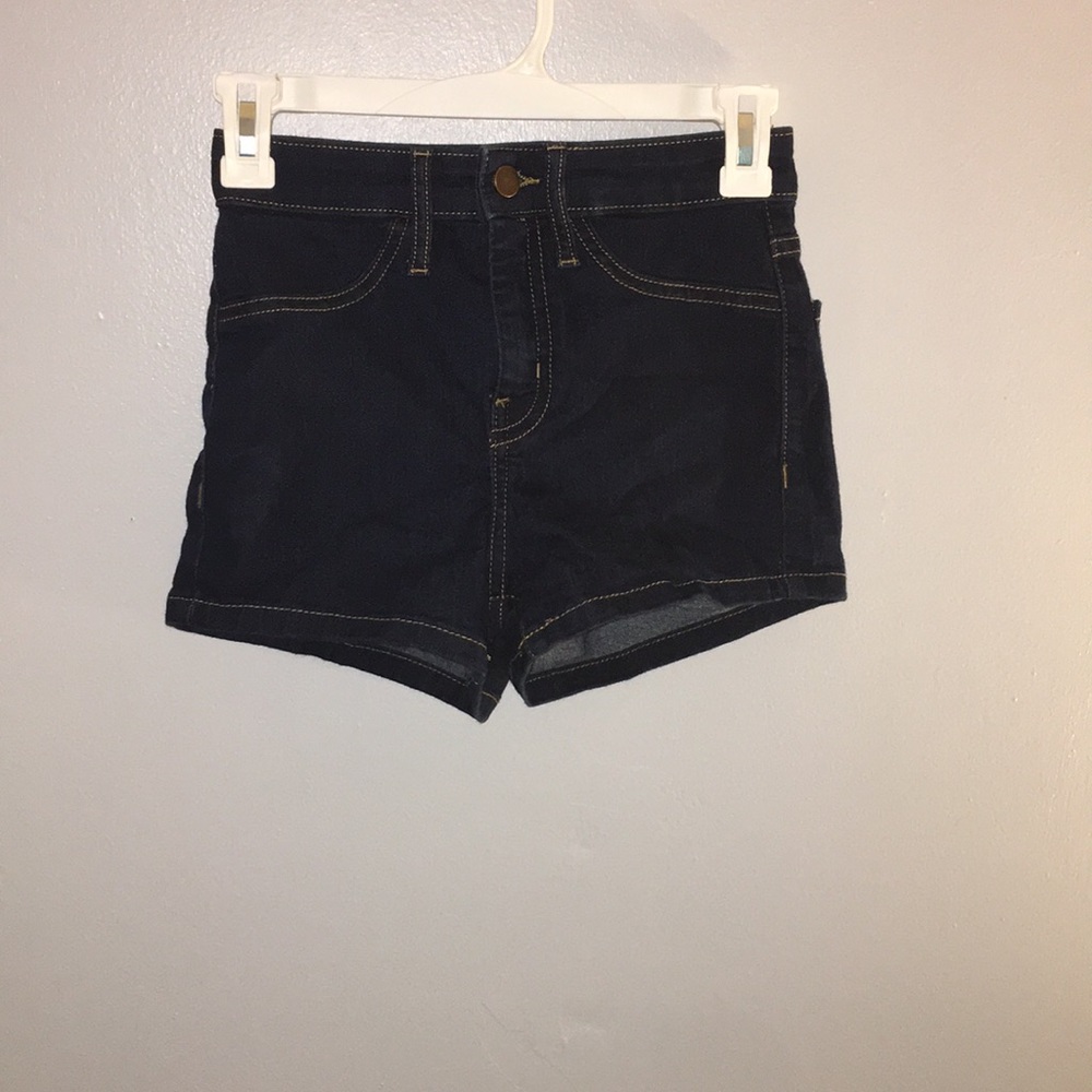 High Rise Jean Shorts